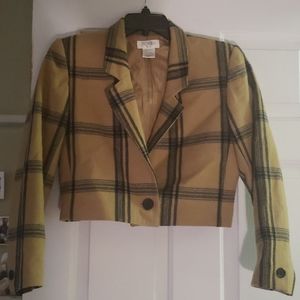 Itokin Cisa Medium Wool Crop Blazer